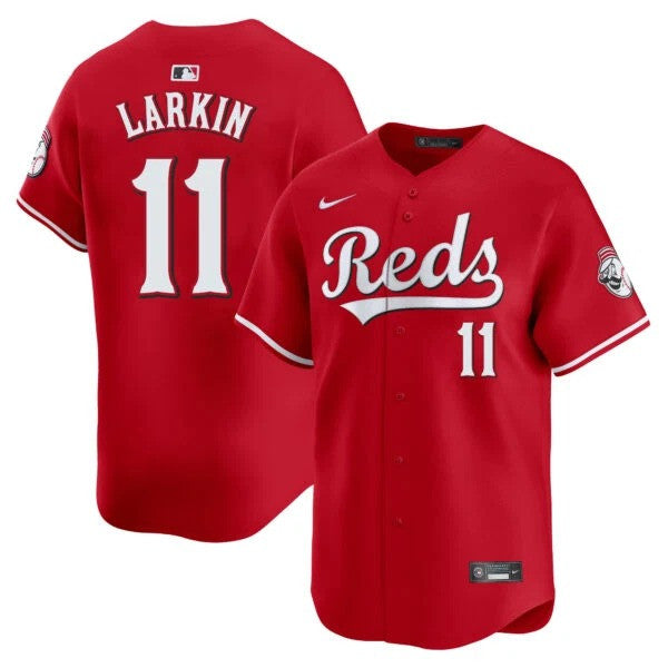Barry Larkin #11 Cincinnati Reds Alternate Limited Jersey - Red