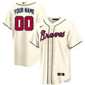 Atlanta Braves Limited Custom Jersey - Cream