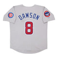Andre Dawson #8 Chicago Cubs 1992 Road W Team Patch M 2Xl Limited Jersey - Grey