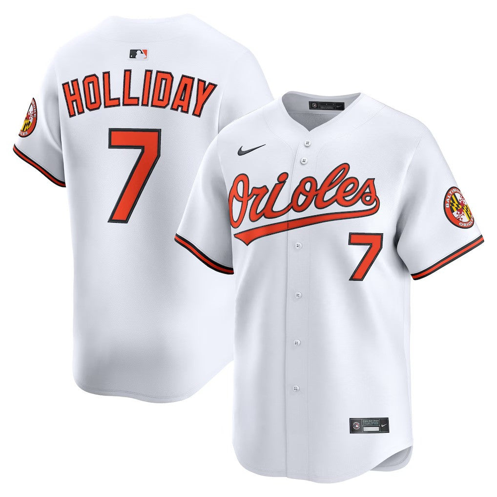 Jackson Holliday Baltimore Orioles Home Limited Jersey - White