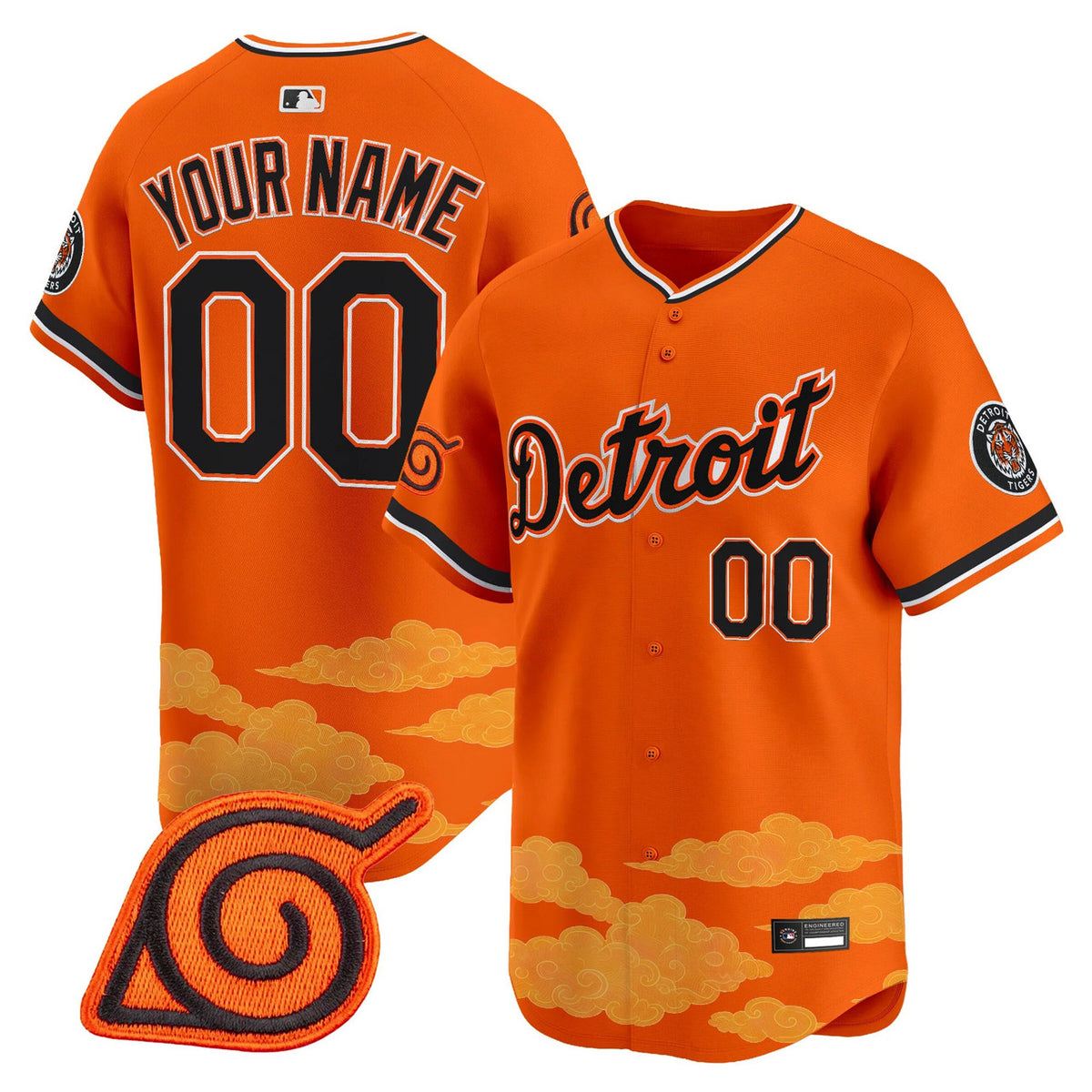 Detroit Tigers X Naruto Vapor Premier Limited Custom Jersey