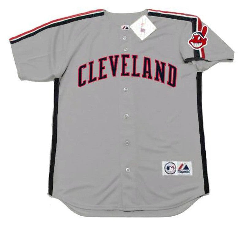 Cleveland Indians 1990S Throwback Road Limited Baseball Jersey