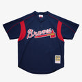 John Smoltz #29 Atlanta Braves 2003 Authentic Batting Practice Player Jersey - Navy