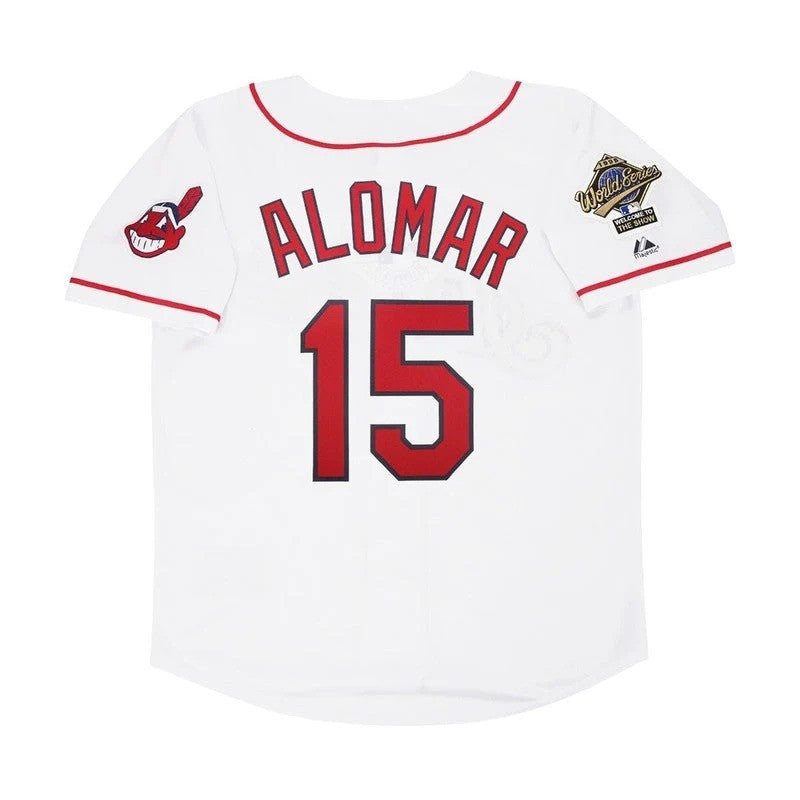 Sandy Alomar Cleveland Indians 1995 Home World Series Limited Jersey - White