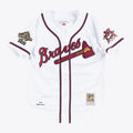 Chipper Jones #10 Atlanta Braves 1995 Authentic Jersey - White
