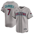 Corbin Carroll #7 Arizona Diamondbacks Road Limited Jersey - Grey
