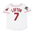 Kenny Lofton #7 Cleveland Indians 1995 Home World Series Limited Jersey - White