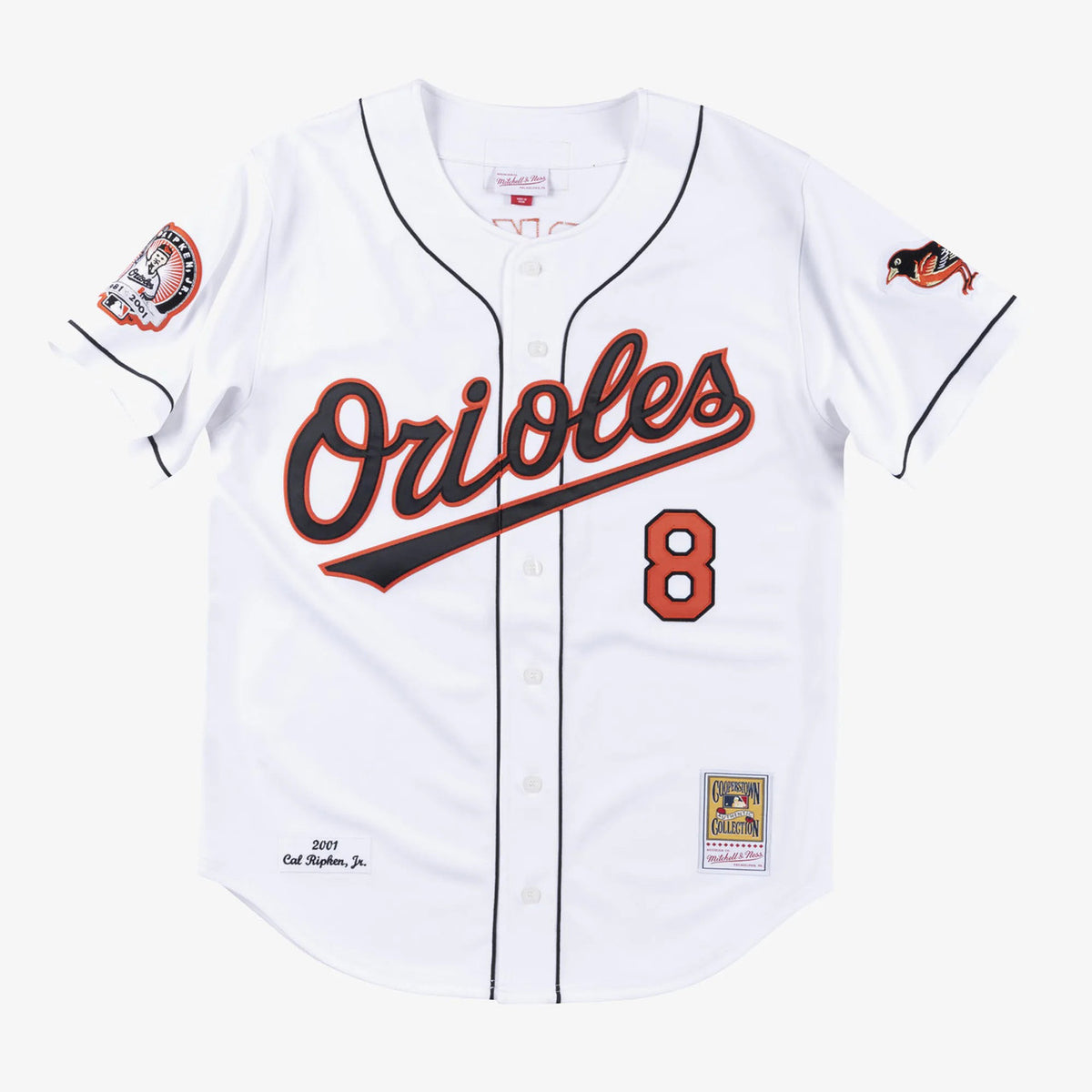 Cal Ripken Jr. #8 Baltimore Orioles 2001 Authentic Jersey - White