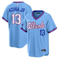 Ronald Acuna Jr #13 Atlanta Braves 2026 City Connect Stadium Limited Jersey - Powder Blue