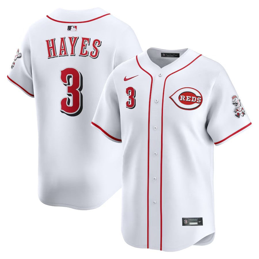 Ke Bryan Hayes Cincinnati Reds Home Limited Jersey - White