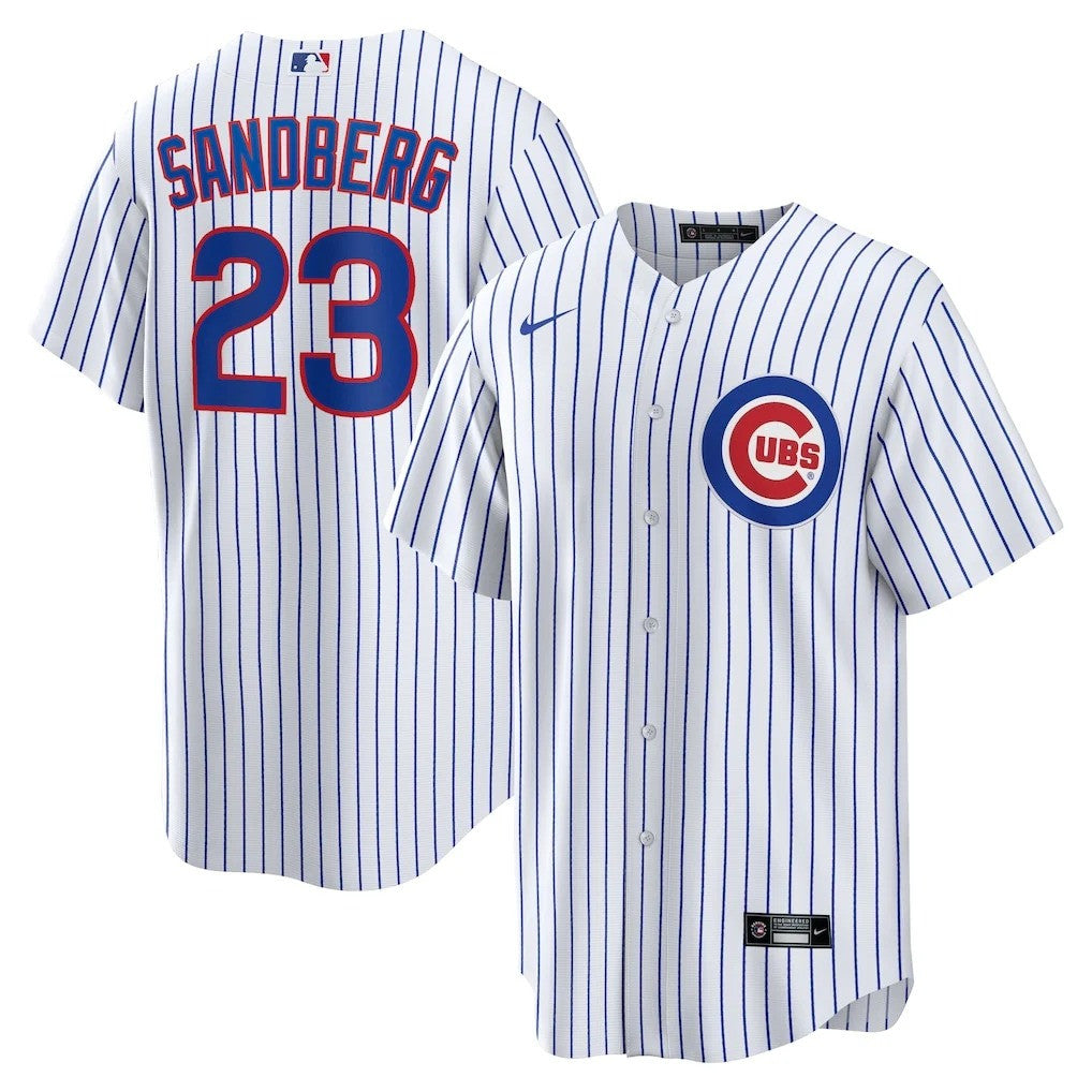 Ryne Sandberg #23 Chicago Cubs Home Limited Retired Player Jersey - White