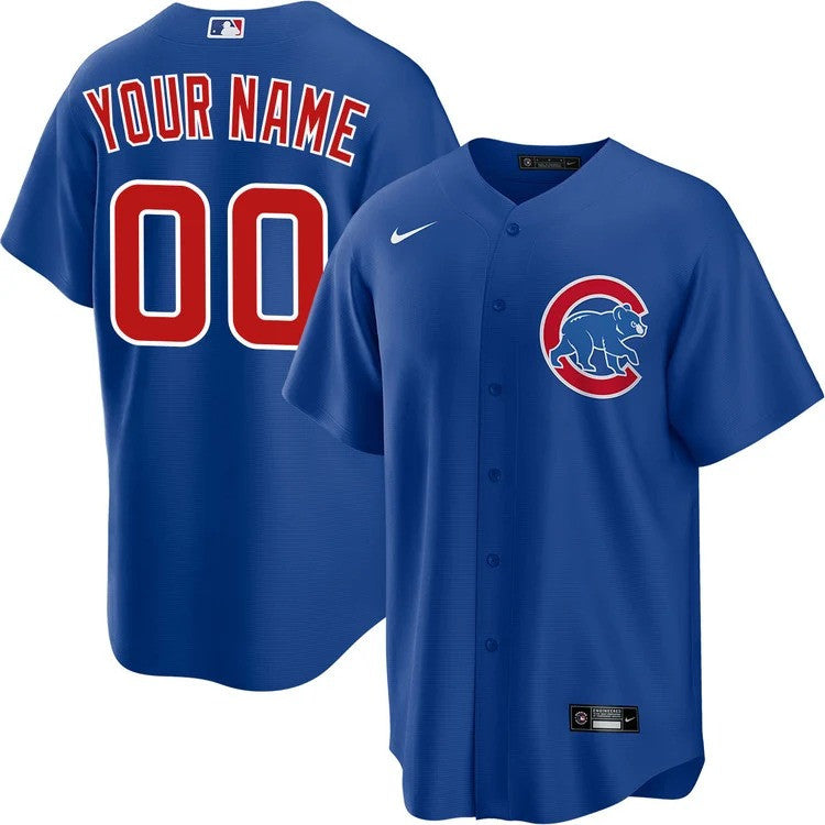 Chicago Cubs Custom Alternate Limited Jersey - Blue