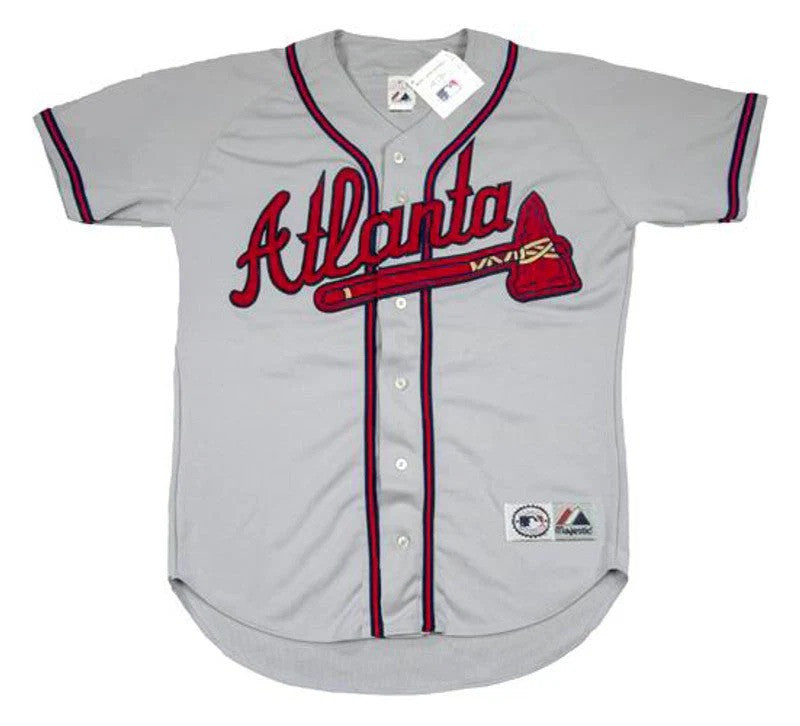 Jeff Blauser Atlanta Braves 1995 Away Limited Throwback Baseball Jersey