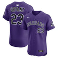 Kris Bryant #23 Colorado Rockies Alternate Limited Jersey - Purple