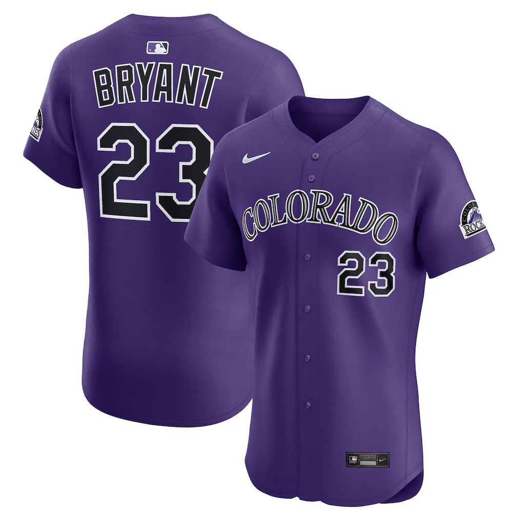 Kris Bryant #23 Colorado Rockies Alternate Limited Jersey - Purple