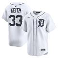 Colt Keith #33 Detroit Tigers Home Limited Jersey - White