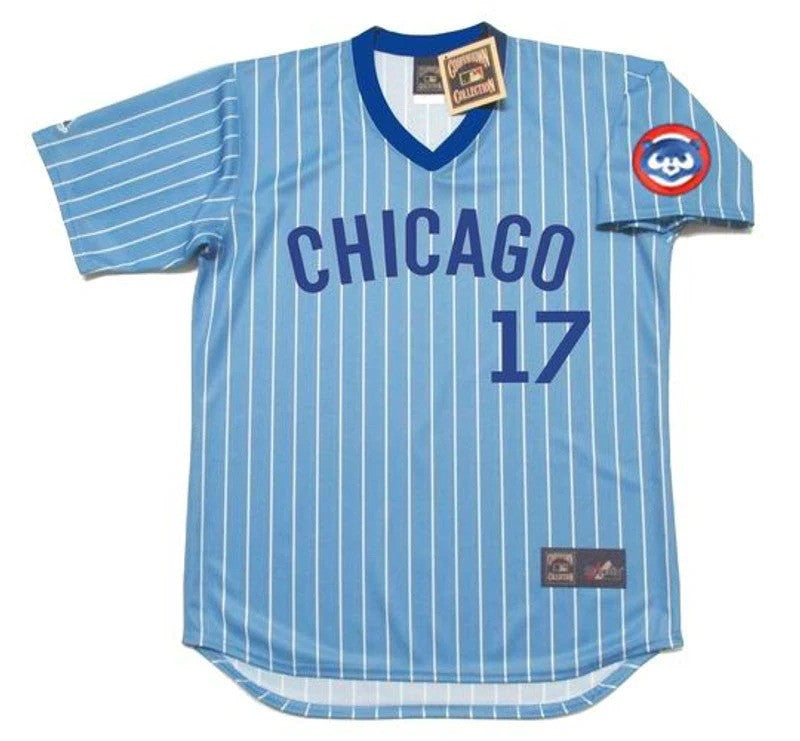 Kris Bryant #17 Chicago Cubs 1980S Cooperstown Limited Throwback Baseball Jersey
