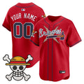 Atlanta Braves X One Piece Vapor Premier Limited Custom Jersey