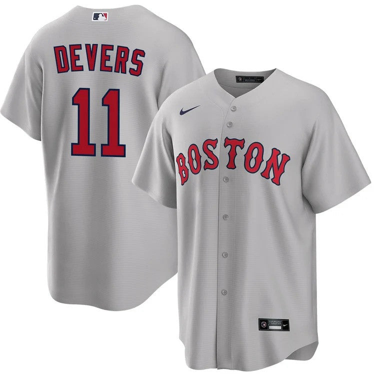 Rafael Devers #11 Boston Red Sox Road Limited Jersey - Gray