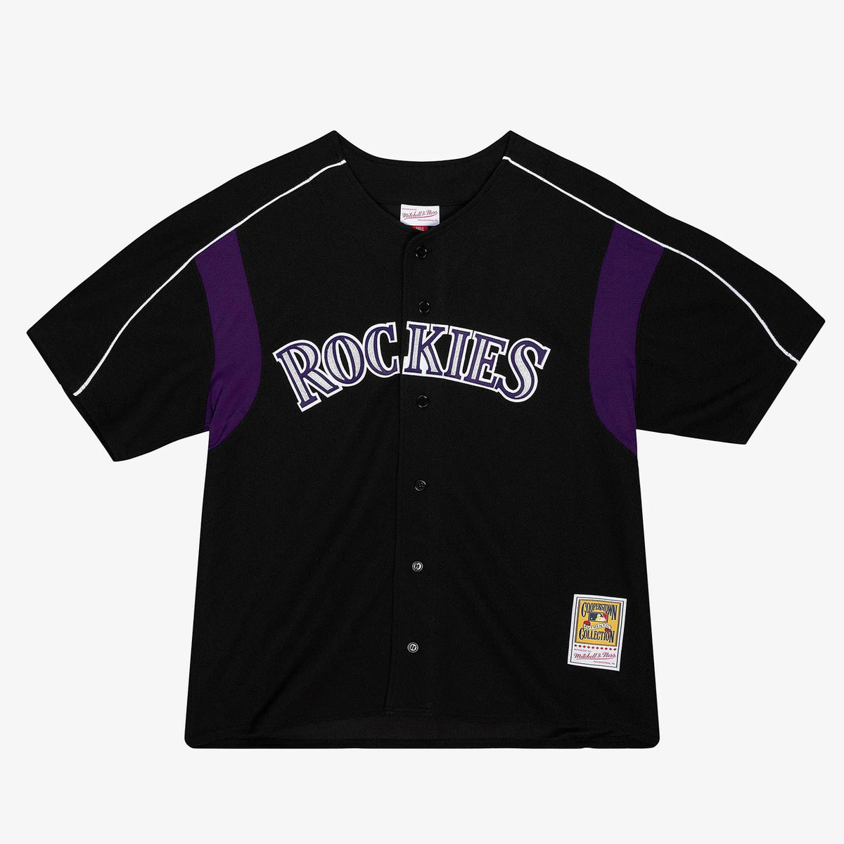Larry Walker Colorado Rockies 2003 Authentic Batting Practice Player Jersey - Black