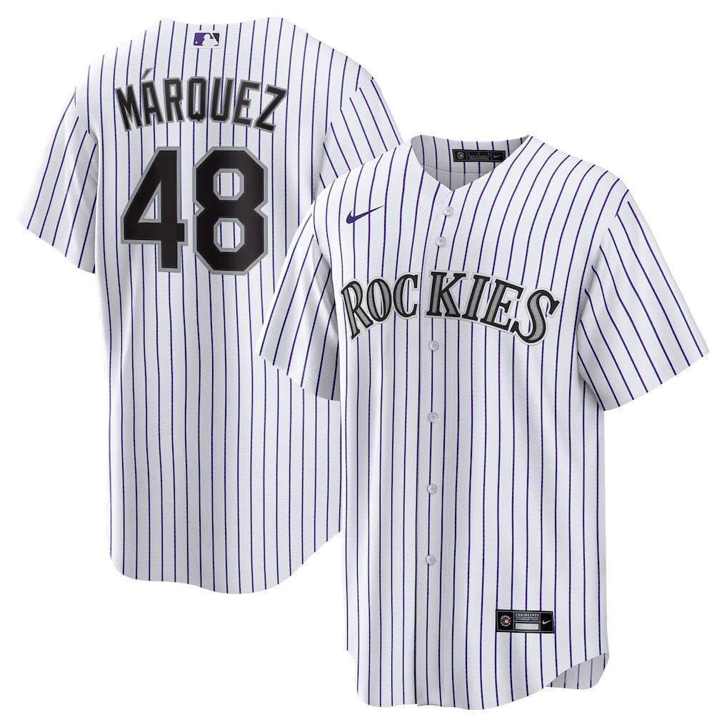German Marquez Colorado Rockies Home Limited Jersey - White