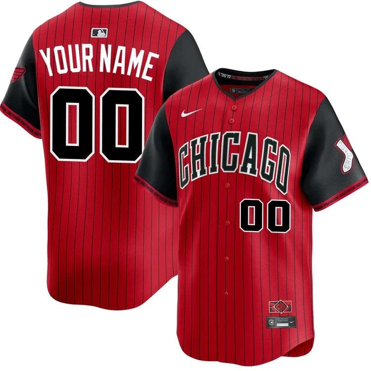 Chicago White Sox Custom City Connect Limited Jersey - Red