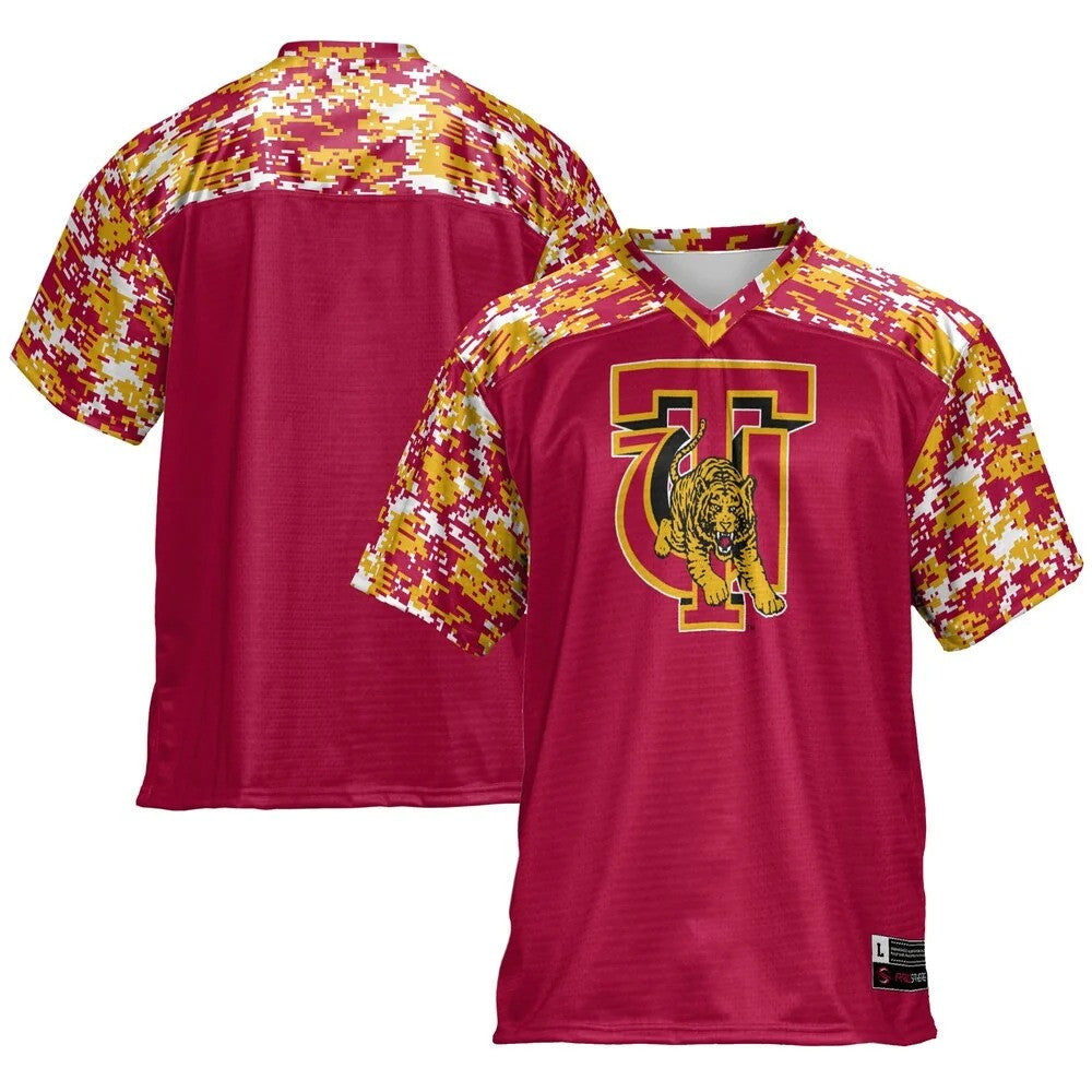 Detroit Tigers Gameday Greats Tuskegee Golden Limited Football Jersey - Crimson