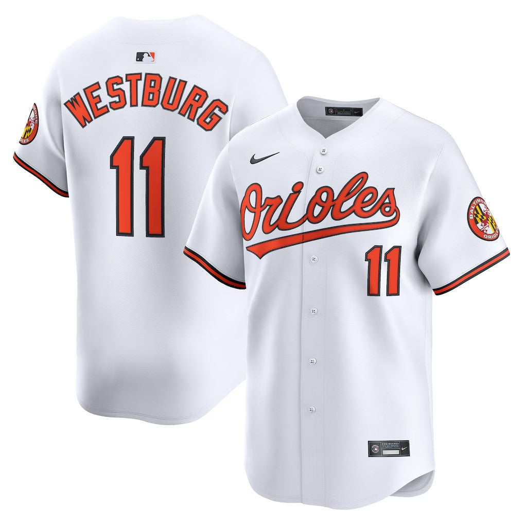 Baltimore Orioles Jordan Westburg Home Limited Jersey - White