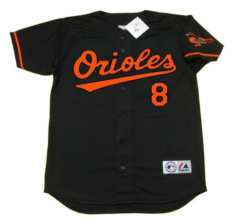Cal Ripken Jr #8 Baltimore Orioles 2001 Alternate Limited Throwback Baseball Jersey