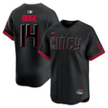 Pete Rose #14 Cincinnati Reds City Connect Limited Jersey - Black