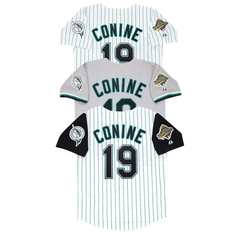 Jeff Conine Florida Marlins 1997 Home Alt Road World Series M 2Xl Limited Jersey