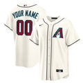 Arizona Diamondbacks Custom Home Limited Jersey - Cream