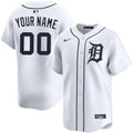 Detroit Tigers Custom Home Limited Jersey - White