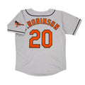 Frank Robinson #20 Baltimore Orioles Road W Team Patch M 2Xl Limited Jersey - Grey
