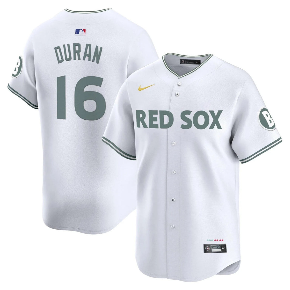 Jarren Duran #16 Boston Red Sox City Connect Theme Limited Jersey - White
