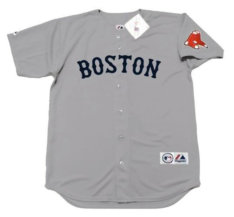 Dustin Pedroia #15 Boston Red Sox 2009 Throwback Away Limited Baseball Jersey