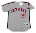 Mike Hargrove Cleveland Indians 1993 Throwback Away Limited Baseball Jersey