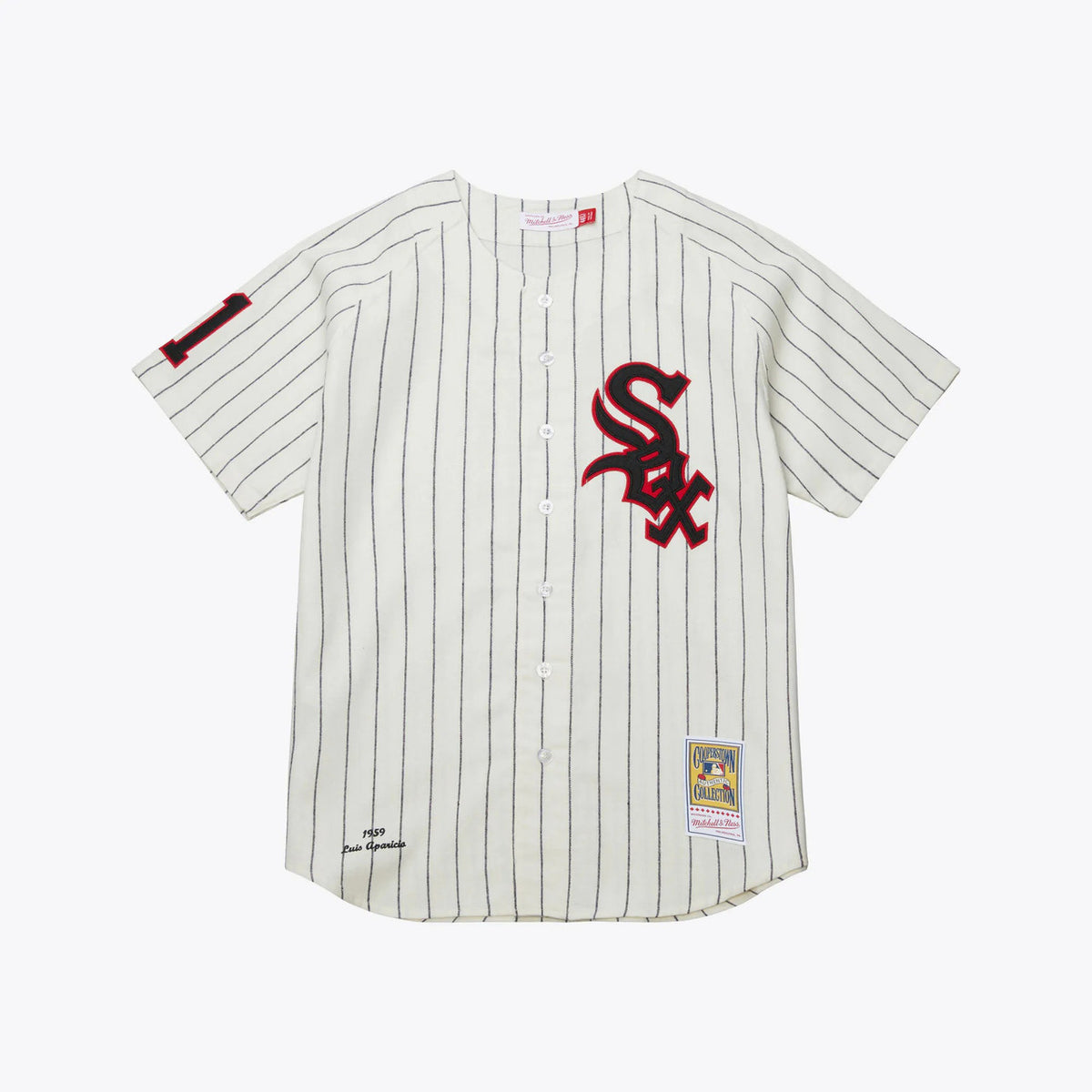 Luis Aparicio #11 Chicago White Sox 1959 Authentic Jersey - Cream