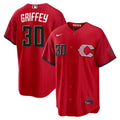 Ken Griffey Jr Cincinnati Reds 2026 City Connect Stadium Limited Jersey - Red
