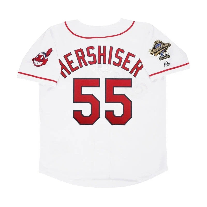Orel Hershiser Cleveland Indians 1995 Home World Series Limited Jersey - White