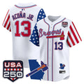 Atlanta Braves Men America Edition Vapor Premier Limited Jersey