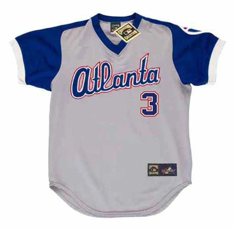 Dale Murphy #3 Atlanta Braves 1979 Away Limited Throwback Baseball Jersey