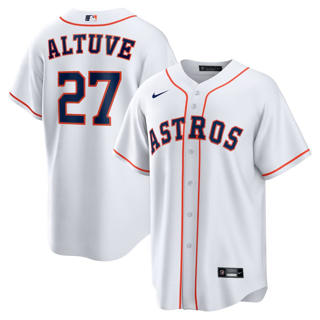 Jose Altuve #27 Houston Astros Home Limited Player Jersey - White
