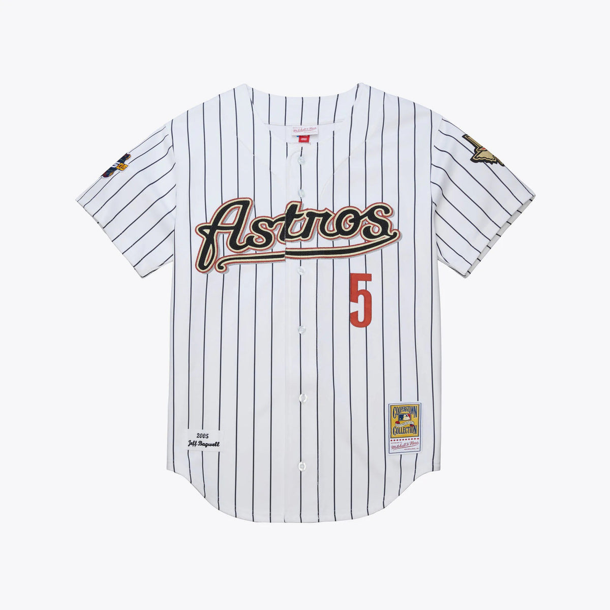 Jeff Bagwell #5 Houston Astros 2005 Authentic Jersey - White