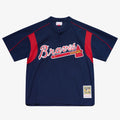 Chipper Jones #10 Atlanta Braves 2003 Authentic Batting Practice Player Jersey - Navy