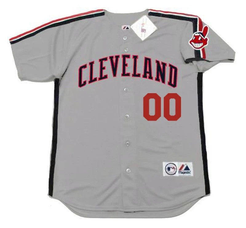 Cleveland Indians 1990S Throwback Road Custom Name Number Limited Jersey