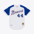 Hank Aaron #44 Atlanta Braves 1974 Authentic Player Jersey - White