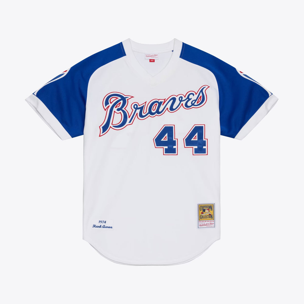 Hank Aaron #44 Atlanta Braves 1974 Authentic Player Jersey - White