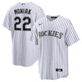 Mickey Moniak #22 Colorado Rockies Home Limited Jersey - White