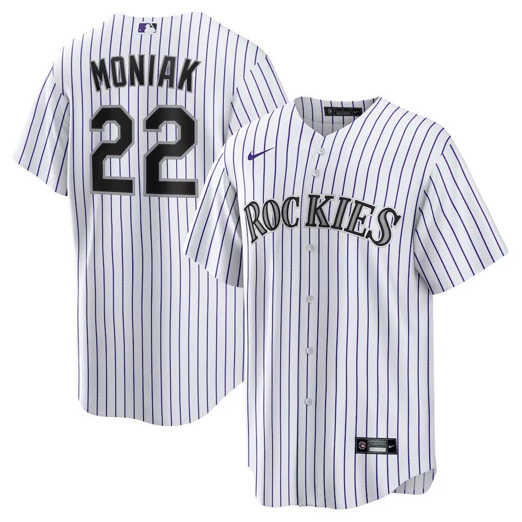 Mickey Moniak #22 Colorado Rockies Home Limited Jersey - White